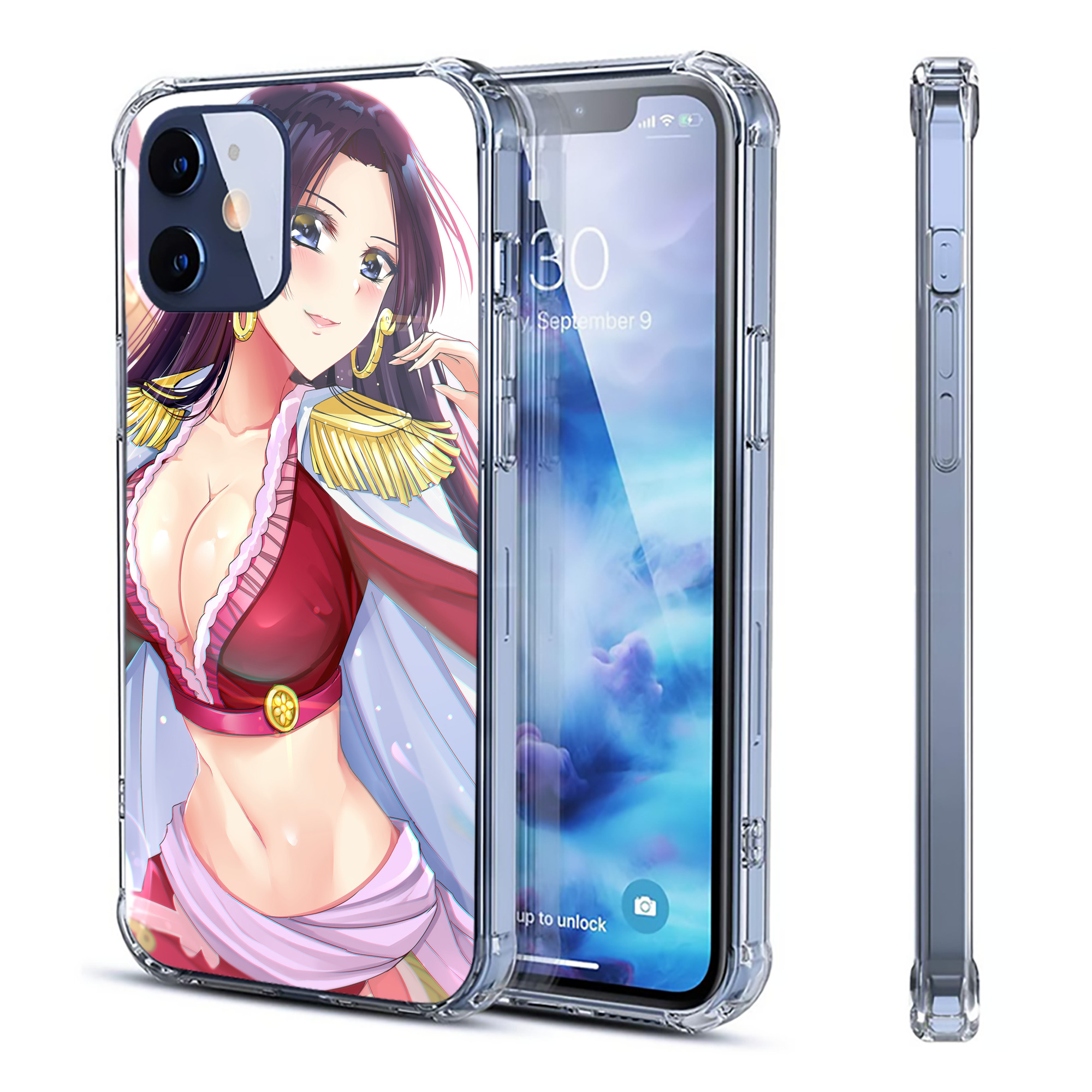 （画像用） ワンピース ONE PIECE 【iPhone 12シリーズ対応】透明スマホケース（クリアソフトケース）
